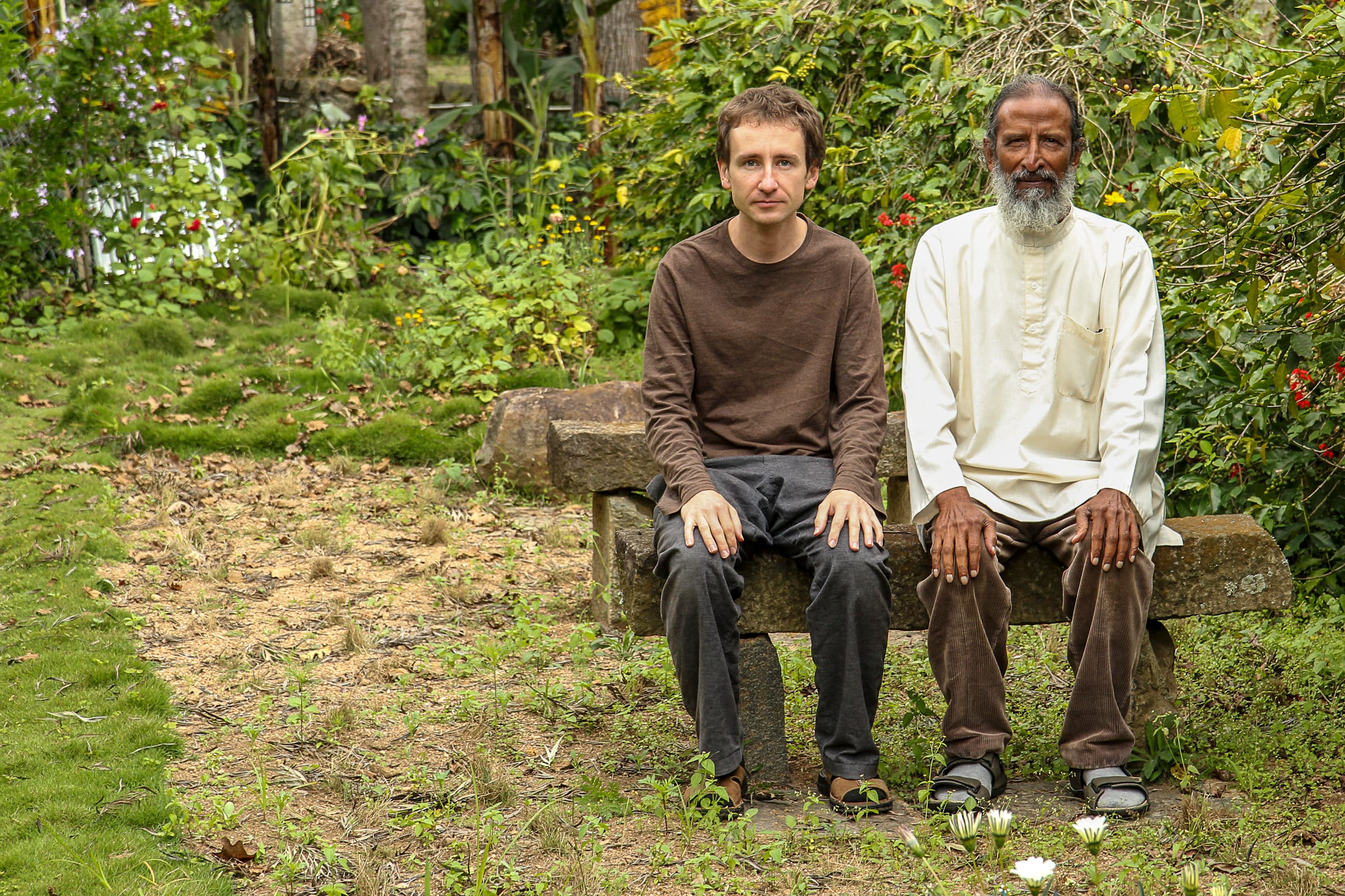 olaf and ama samy at bodhi zendo