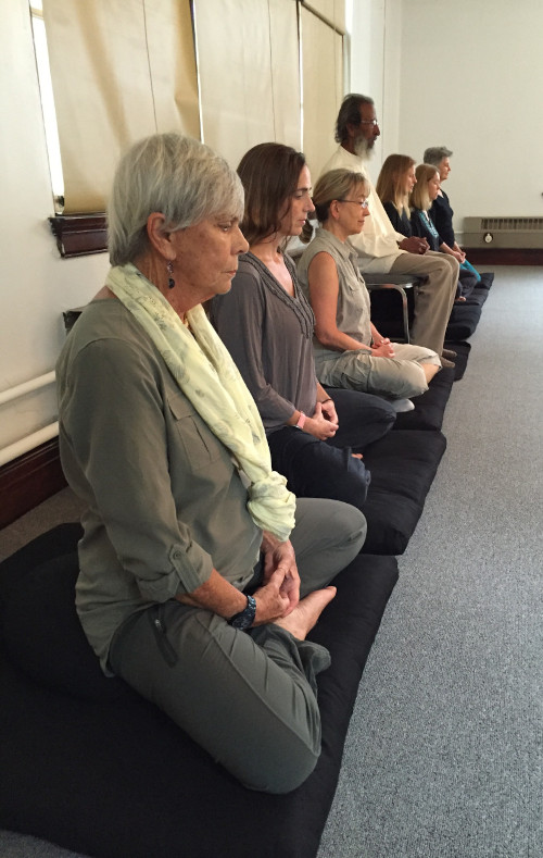 zazen view from the side